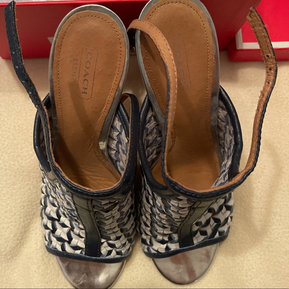 Coach sandals/heels 8.5 - Picture 4 of 7
